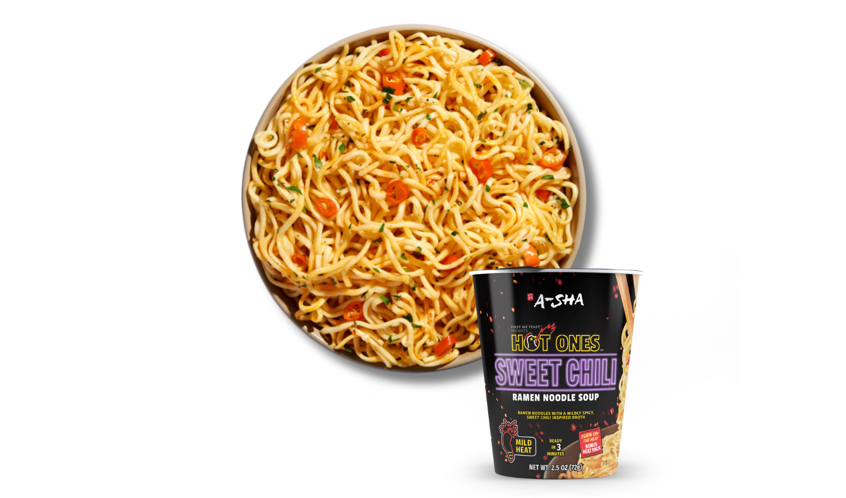 A-Sha x Hot Ones Ultimate Variety Pack - Simple Prep, Satisfying Bite