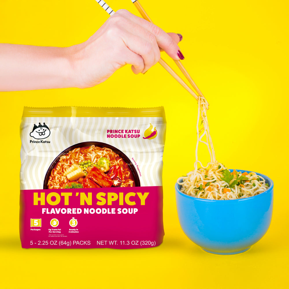Prince Katsu Hot 'N Spicy Noodle Soup - Quick Comfort with Big Flavor