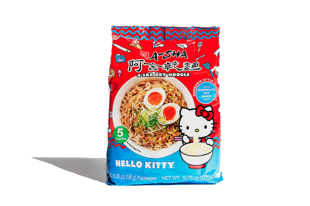 Hello Kitty Mandarin Noodles with Supercute Soy Sauce - Bold Taste for Busy Days