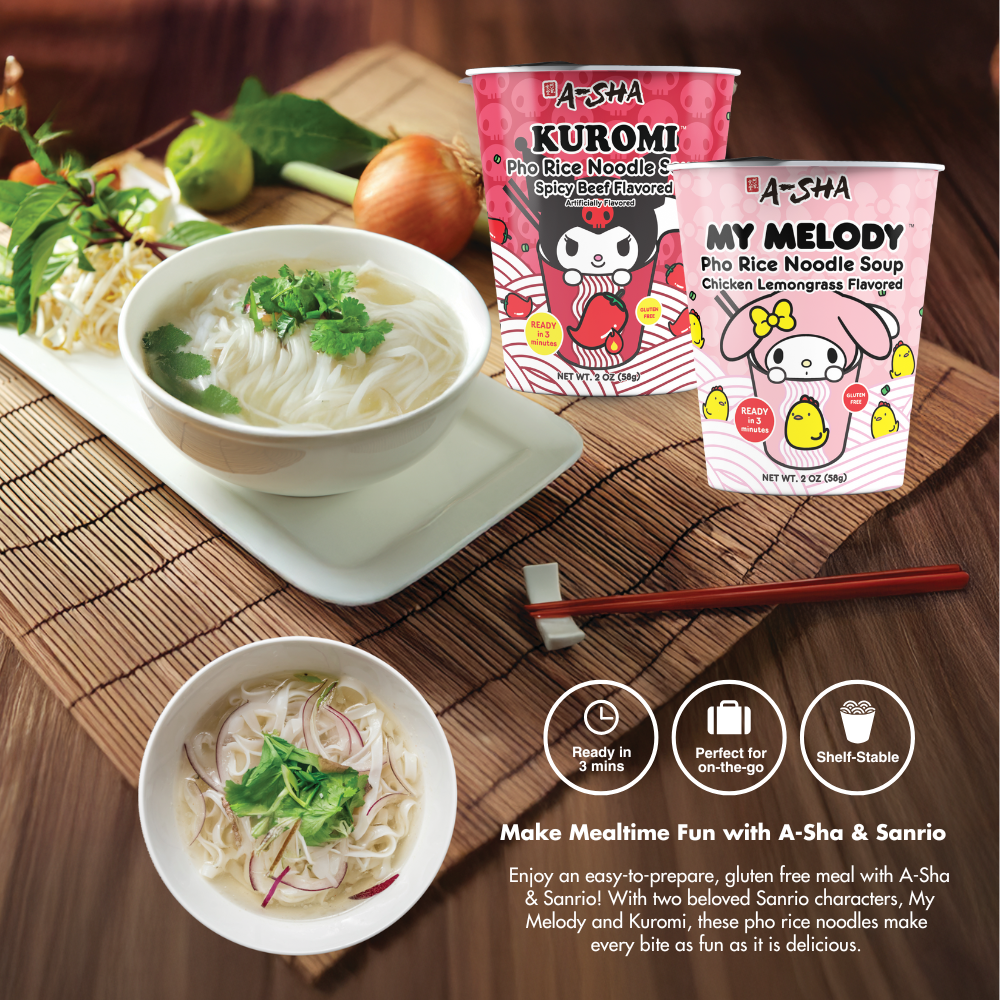 Kuromi Pho Rice Noodle Soup - Bold Taste for Busy Days