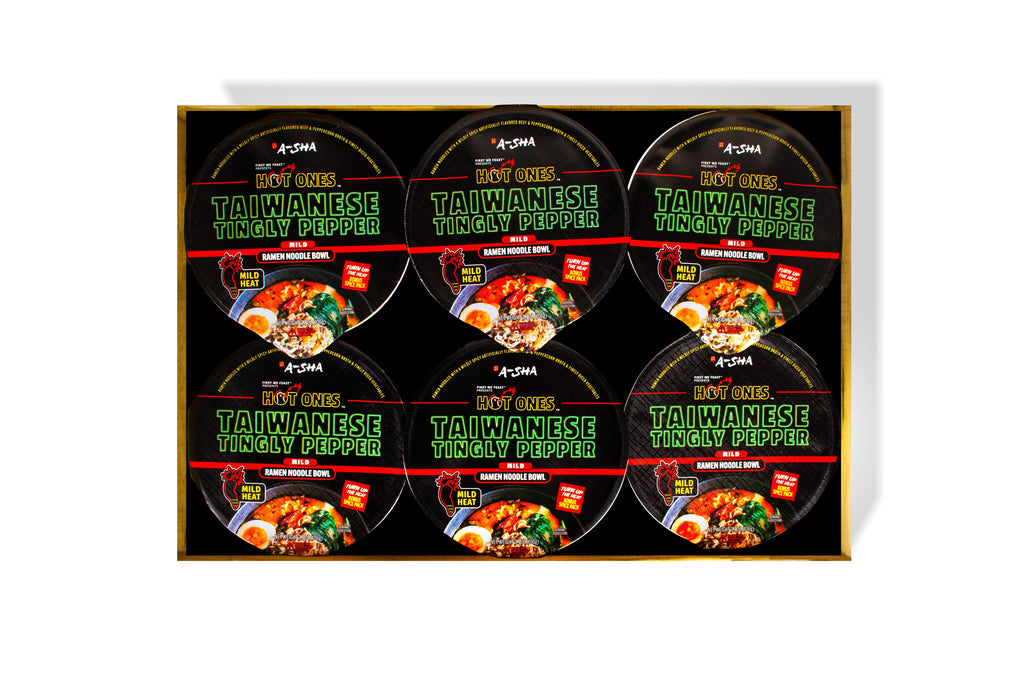 A-Sha x Hot Ones Taiwanese Tingly Pepper Noodles - Bold Taste for Busy Days