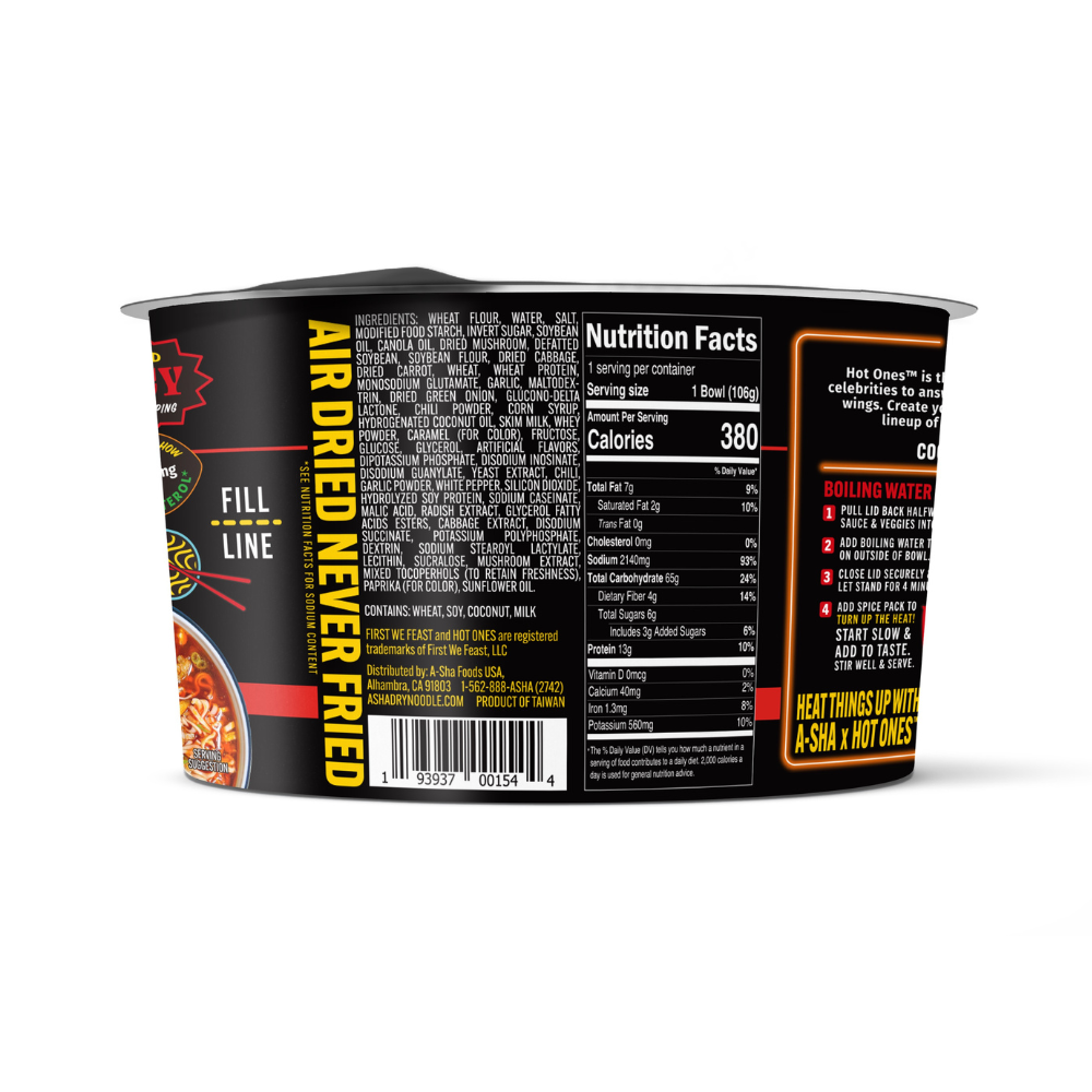 A-Sha x Hot Ones Fiery Hot Tonkotsu Noodles - Easy Noodle Night Favorite