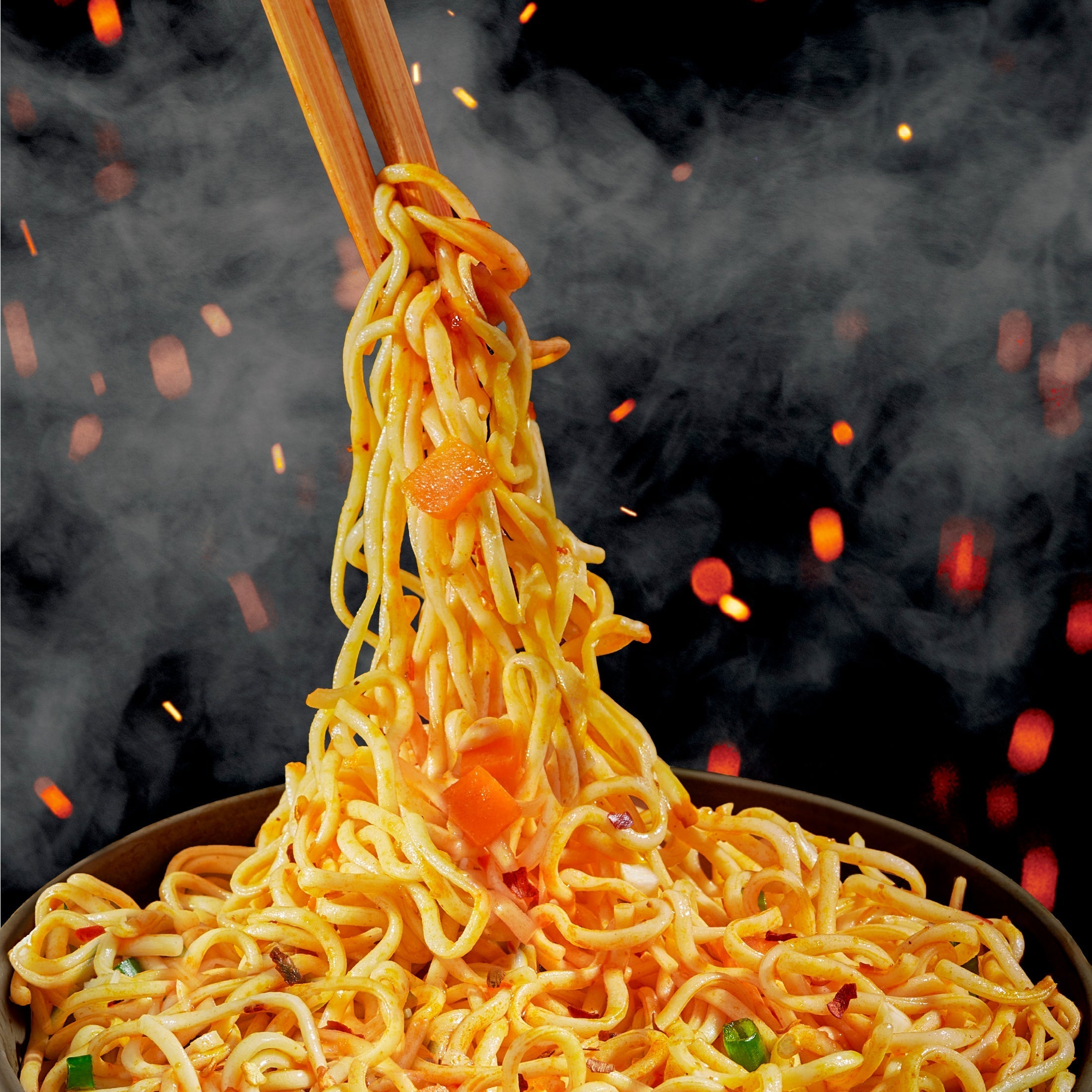 A-Sha x Hot Ones Garlic Chili Noodles - Easy Noodle Night Favorite