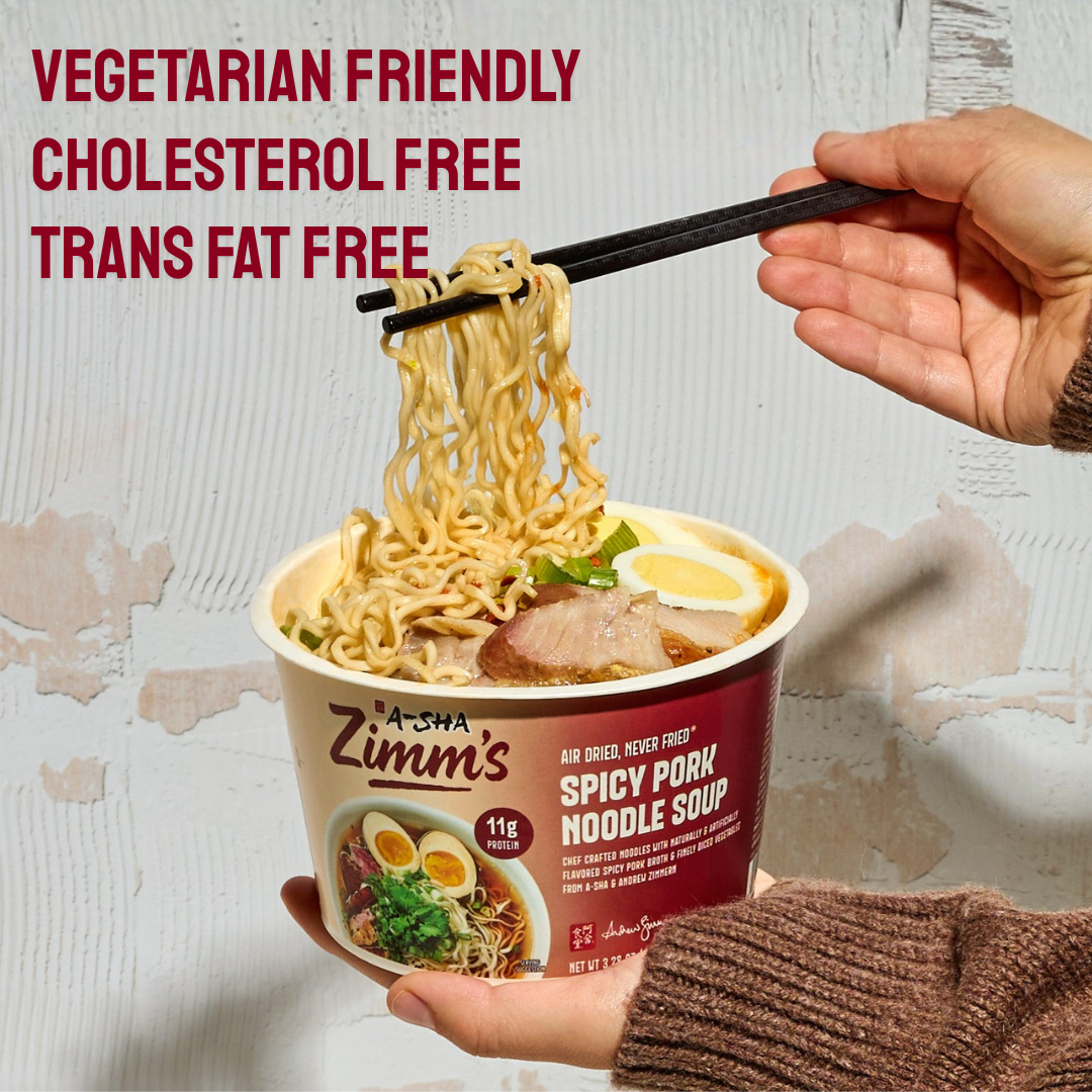 A-Sha Zimm’s Spicy Pork Noodle Soup - Pantry-Ready Noodles to Crave
