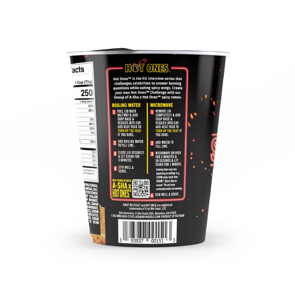 A-Sha x Hot Ones Smoky Chili Noodles - Quick Comfort with Big Flavor