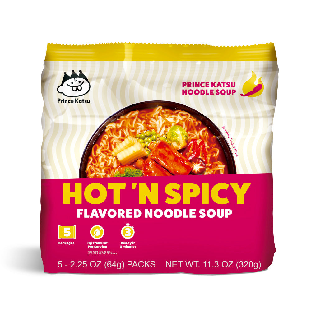 Prince Katsu Hot 'N Spicy Noodle Soup - Quick Comfort with Big Flavor