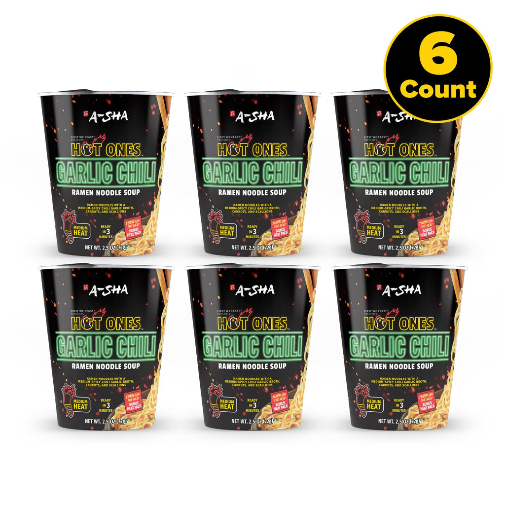 A-Sha x Hot Ones Garlic Chili Noodles - Easy Noodle Night Favorite