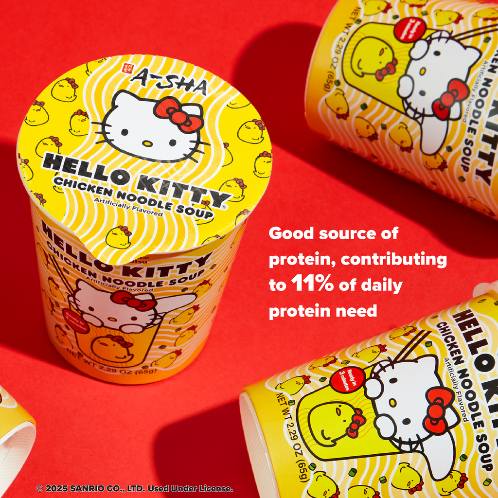 Hello Kitty Chicken Noodle Soup - Easy Noodle Night Favorite
