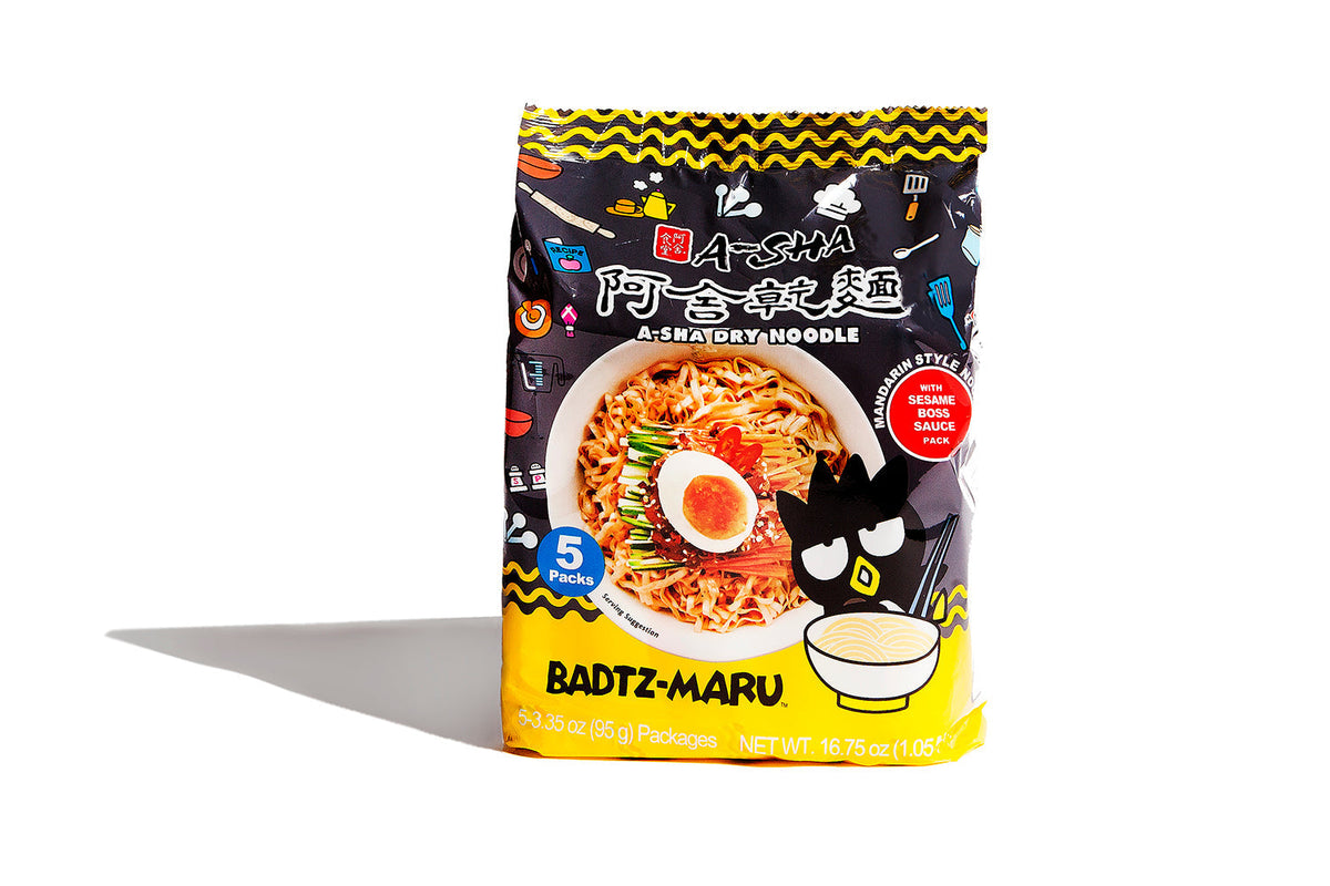 Badtz-Maru Mandarin Noodles with Sesame Boss Sauce - Simple Prep, Satisfying Bite B0