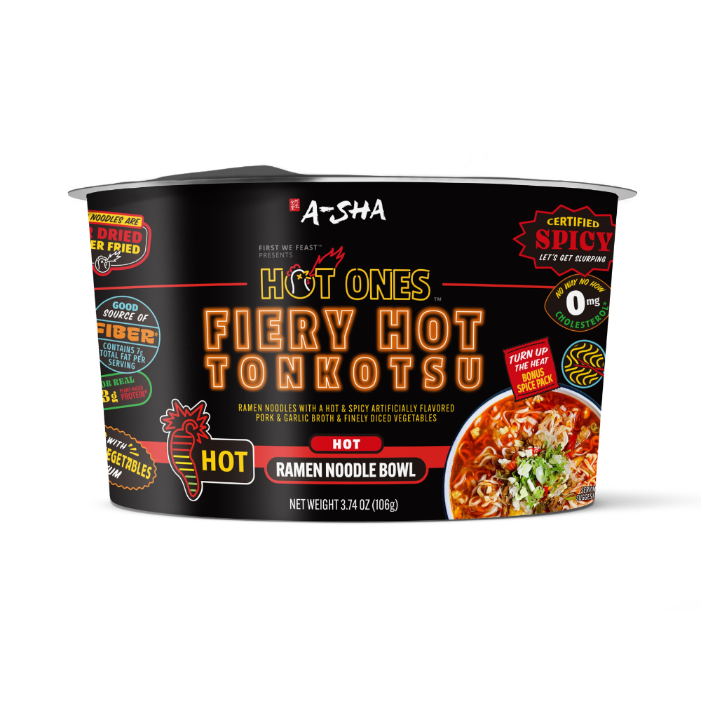 A-Sha x Hot Ones Fiery Hot Tonkotsu Noodles - Easy Noodle Night Favorite