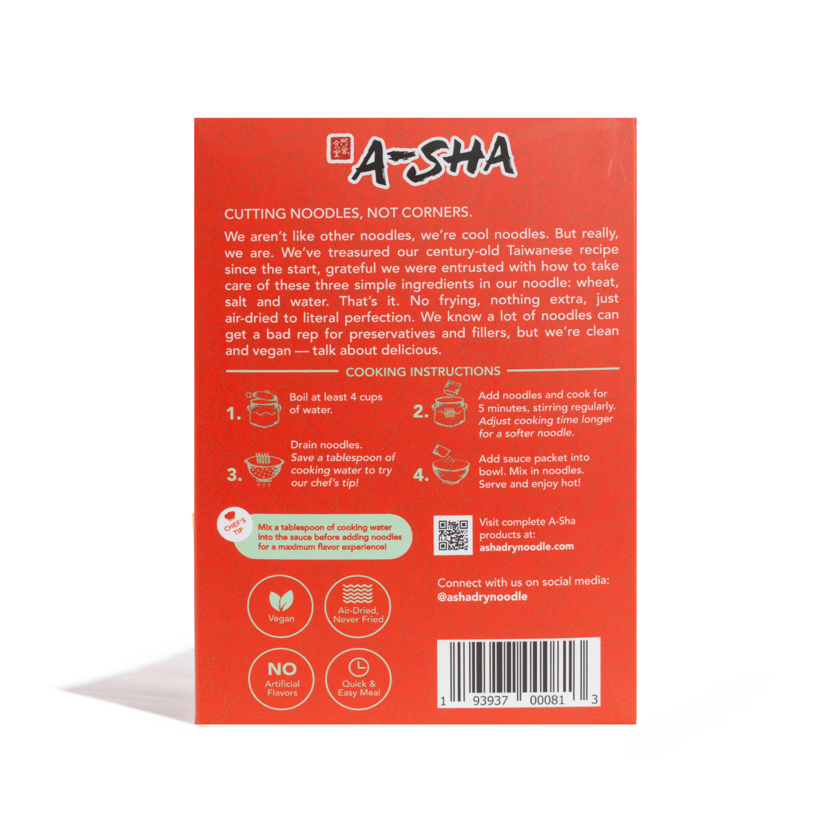 A-Sha Spicy Mala Meteor Noodle Box - Quick Comfort with Big Flavor