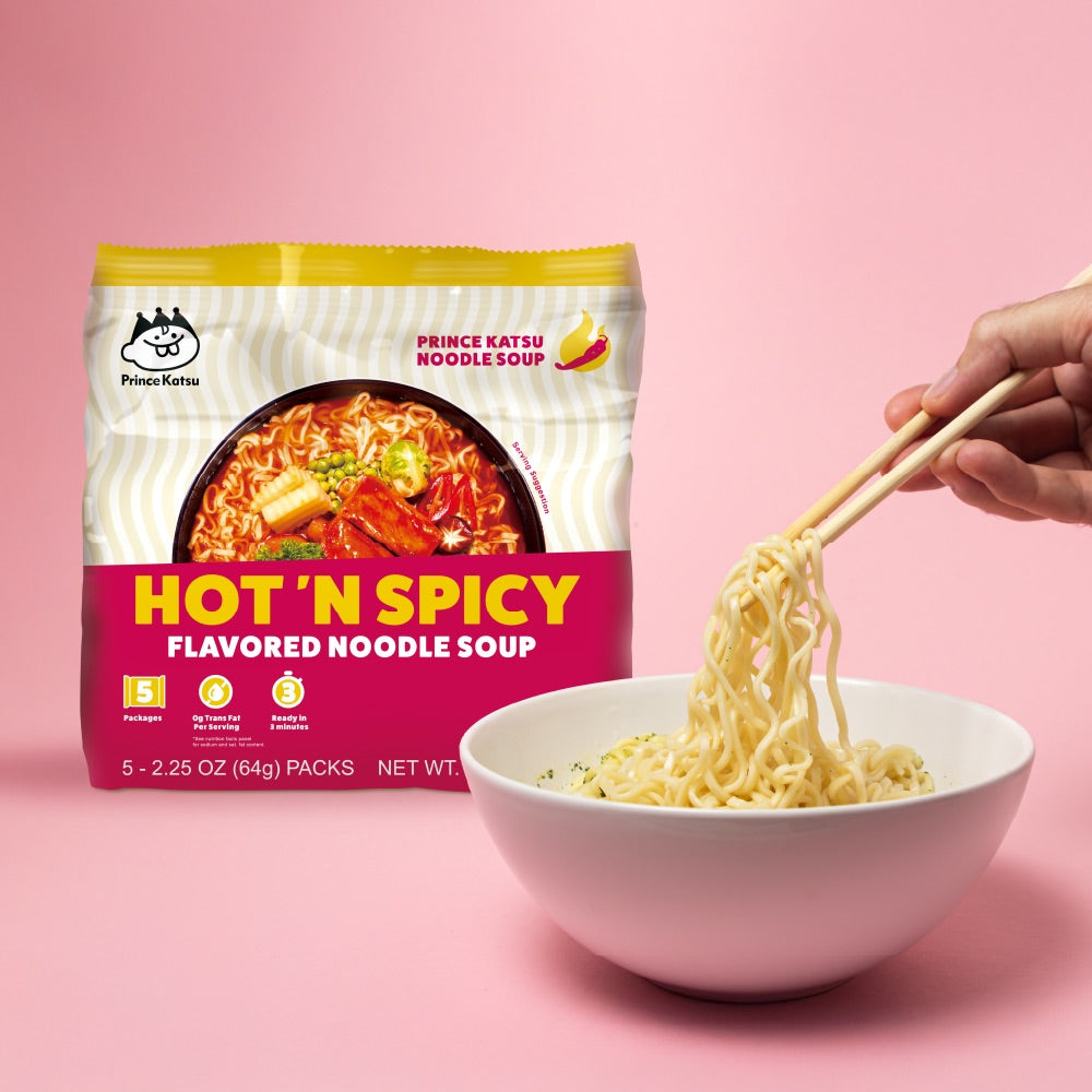Prince Katsu Hot 'N Spicy Noodle Soup - Quick Comfort with Big Flavor