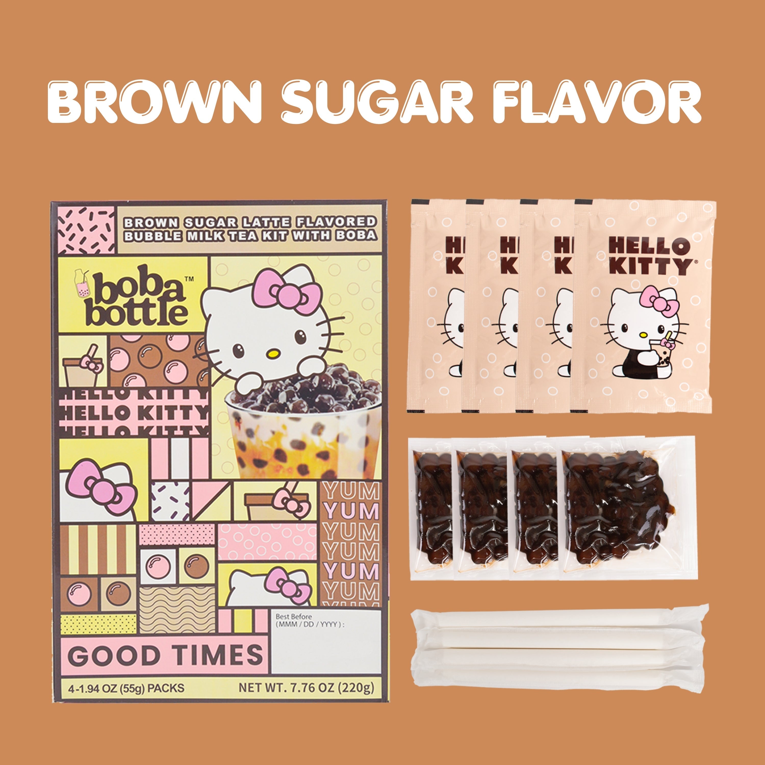 Hello Kitty Boba Kit Bundle - Bold Taste for Busy Days
