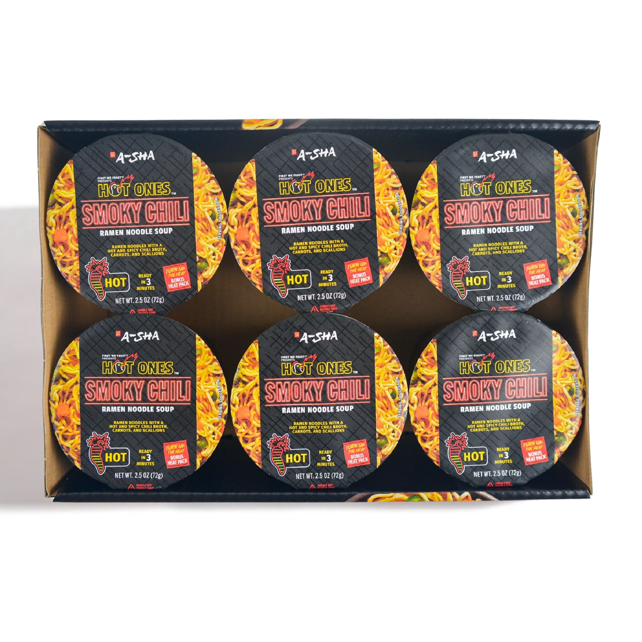 A-Sha x Hot Ones Smoky Chili Noodles - Quick Comfort with Big Flavor