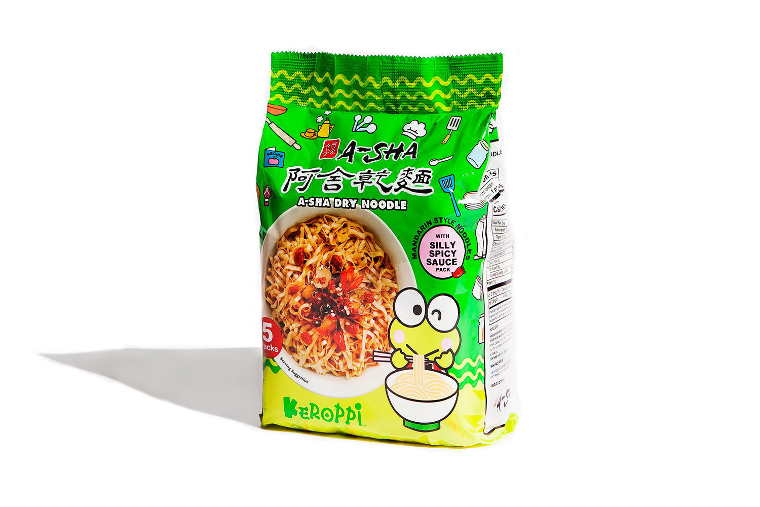 Keroppi Mandarin Noodles with Silly Spicy Sauce - A Flavorful Meal in Minutes
