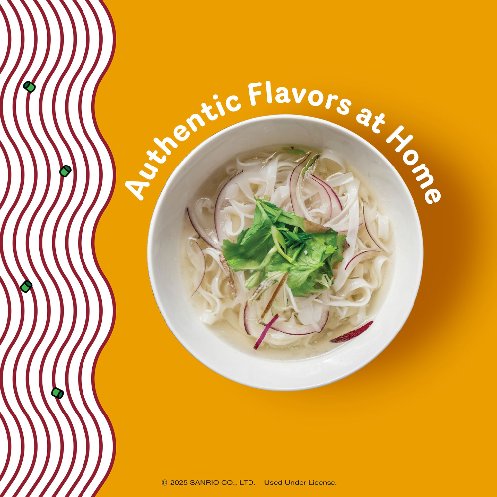 Kuromi Pho Rice Noodle Soup - Bold Taste for Busy Days