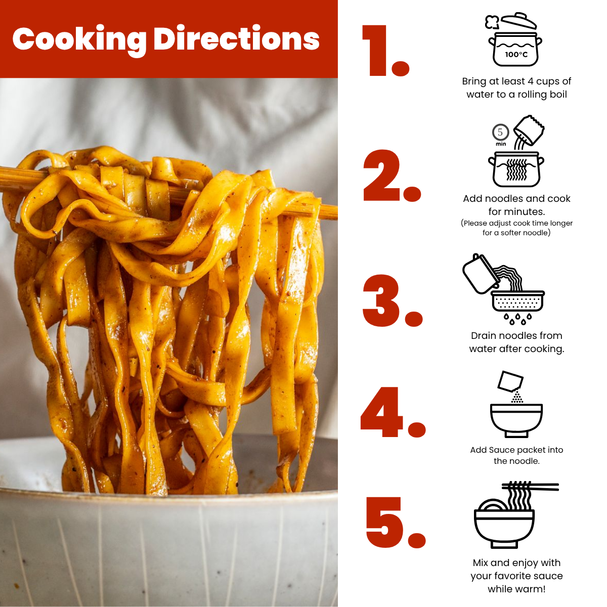 A-Sha Garlic Soy Thin Street Noodle Box - A Flavorful Meal in Minutes