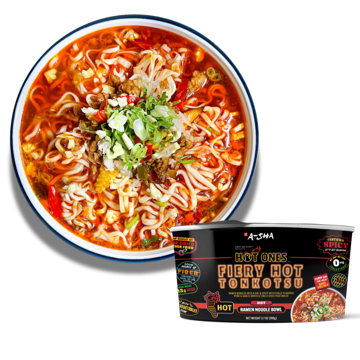 A-Sha x Hot Ones Spicy Lover's Bundle 18PK - Simple Prep, Satisfying Bite