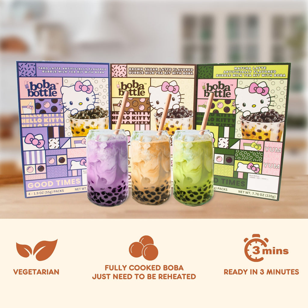 Hello Kitty Boba Kit Bundle - Bold Taste for Busy Days