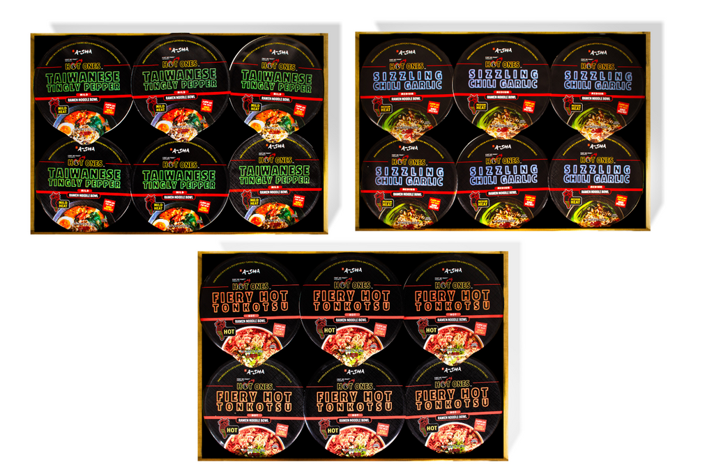 A-Sha x Hot Ones Spicy Lover's Bundle 18PK - Simple Prep, Satisfying Bite