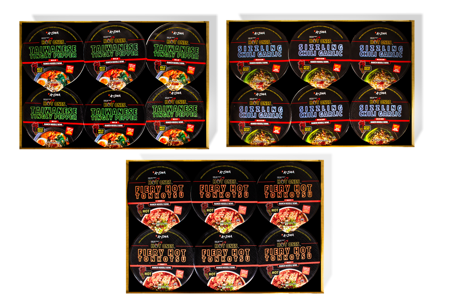 A-Sha x Hot Ones Spicy Lover's Bundle 18PK - Simple Prep, Satisfying Bite