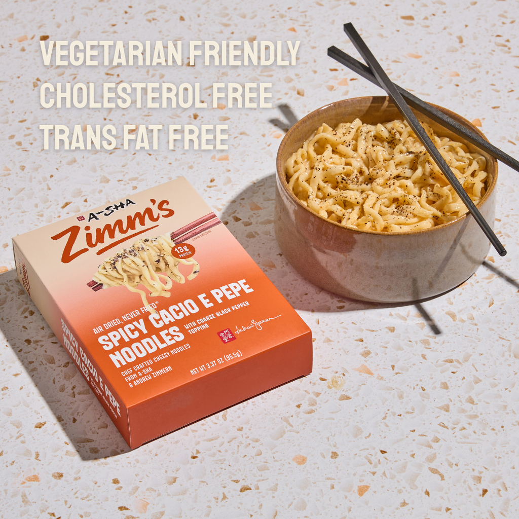 A-Sha Zimm’s Spicy Cacio E Pepe Noodles - Quick Comfort with Big Flavor