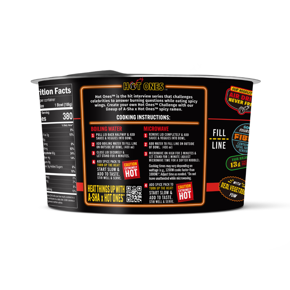 A-Sha x Hot Ones Fiery Hot Tonkotsu Noodles - Easy Noodle Night Favorite